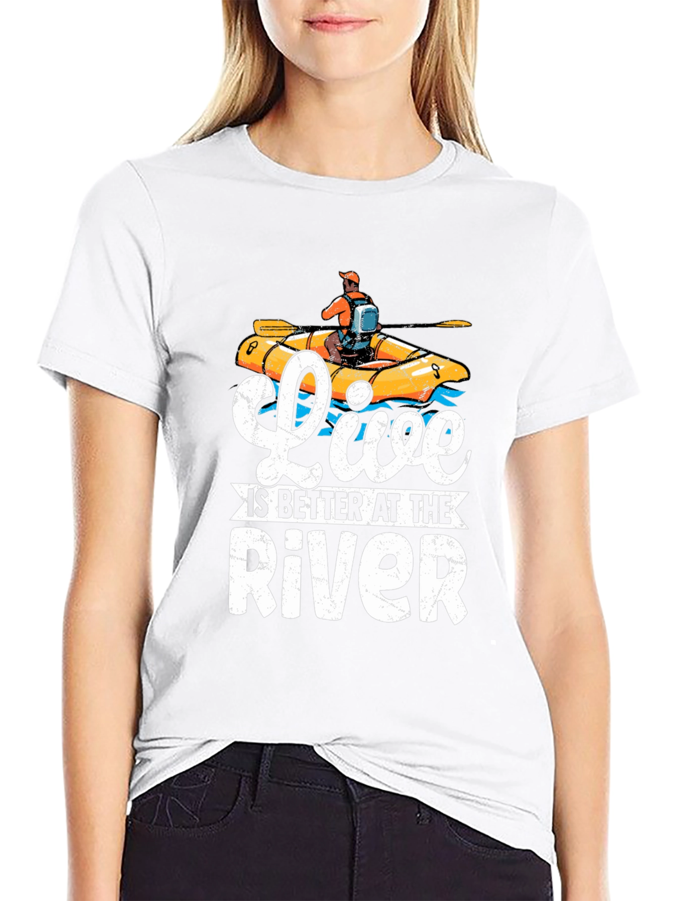 Live is Better at the River Rafting T-Shirt