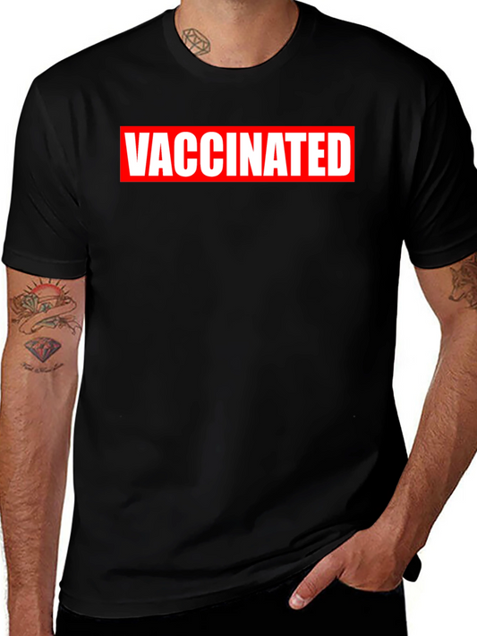 Vaccinated Graphic Tee - Show Your Status!