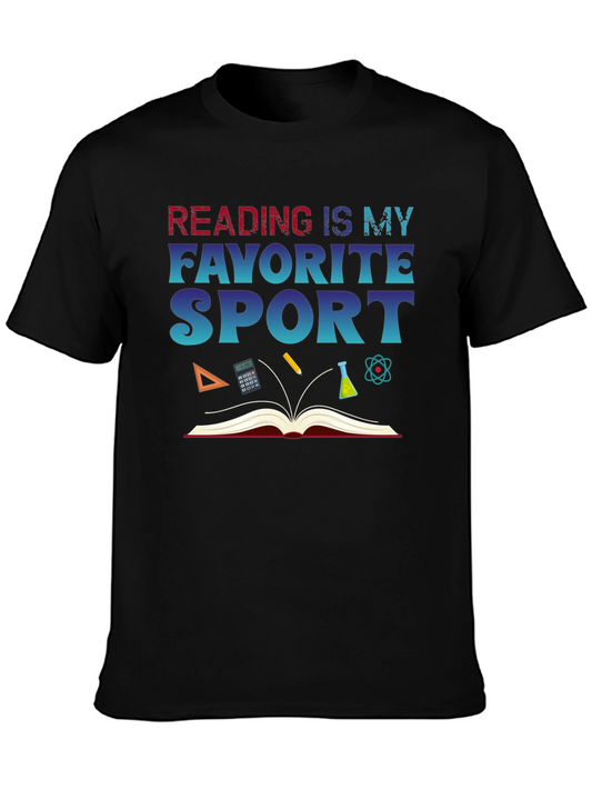 Reading is My Favorite Sport Graphic Tee
