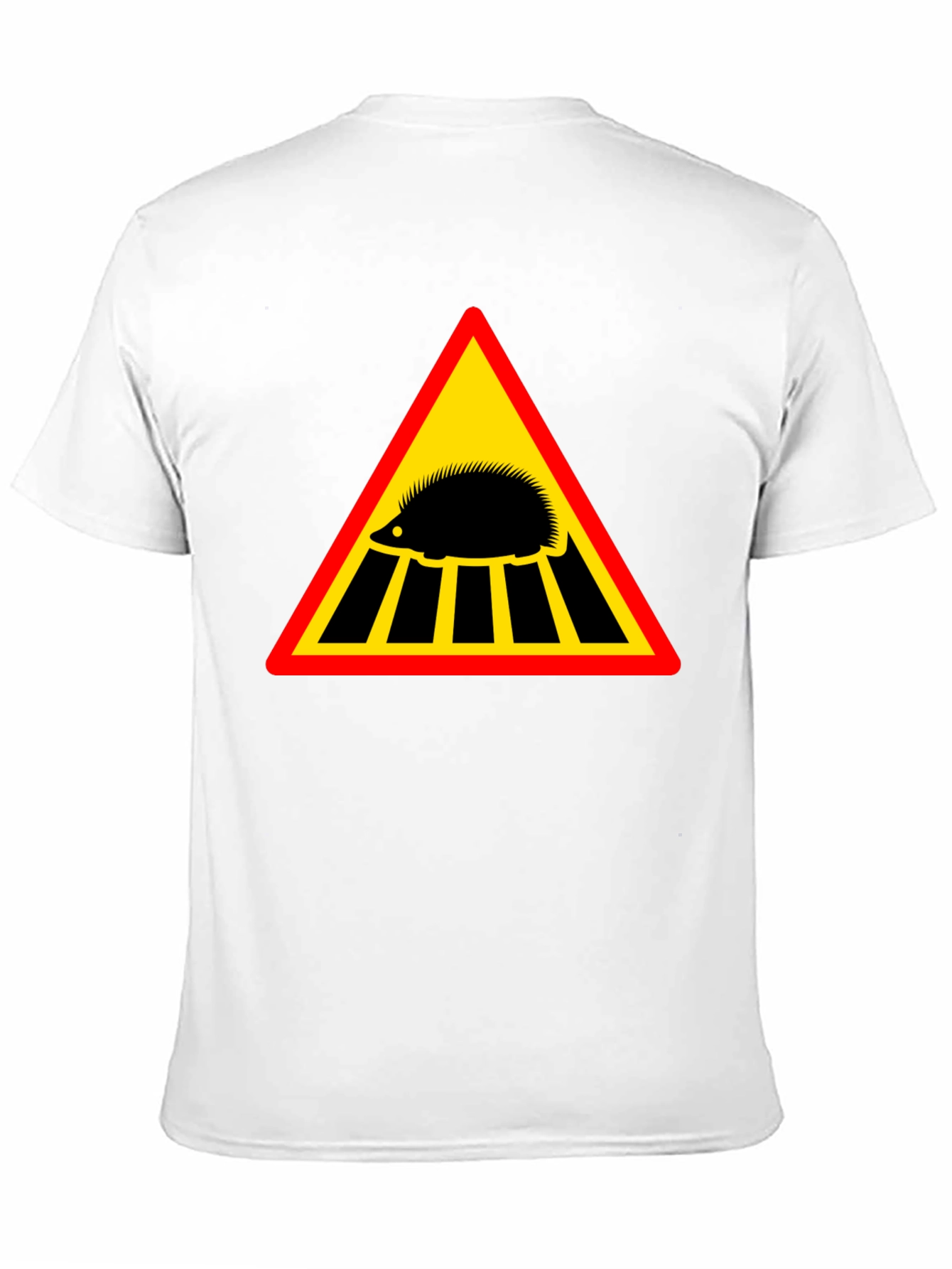 Hedgehog Crossing Mens Black T-Shirt