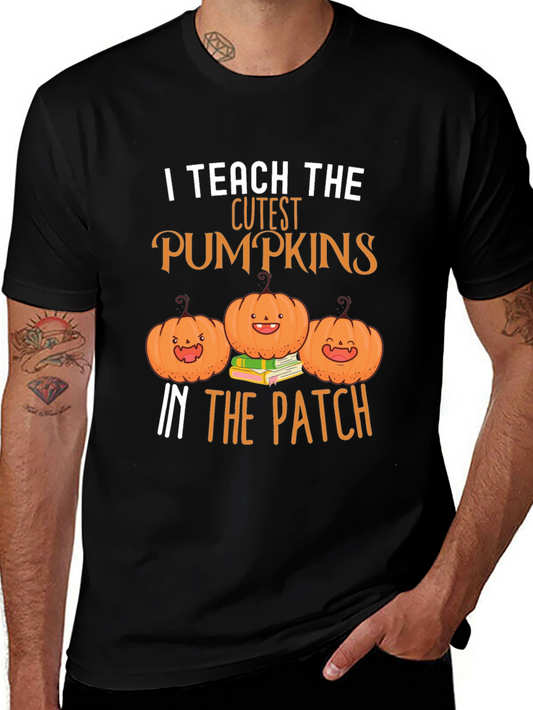 Cute Teacher Pumpkin Patch T-Shirt