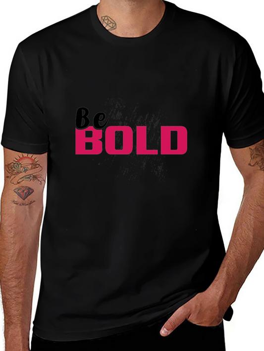 Be Bold Graphic T-Shirt - Black