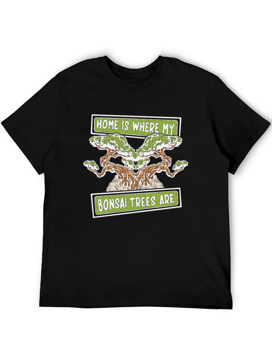Bonsai Tree T-Shirt - Home is Where My Trees Are