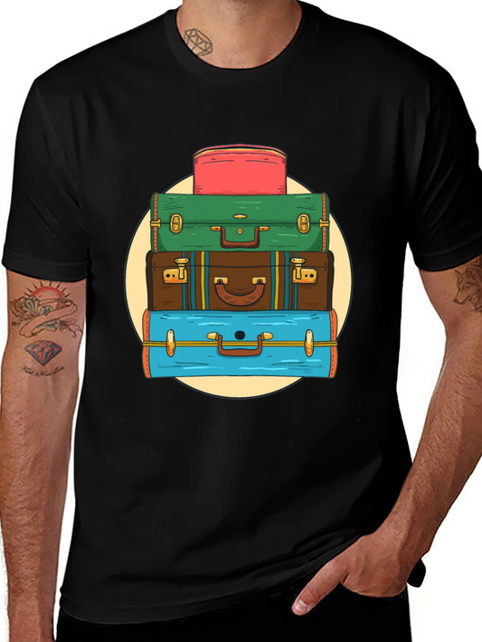 Vintage Suitcase Stack T-Shirt