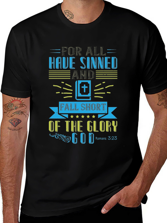Christian T-Shirt - Romans 3:23 Verse Design
