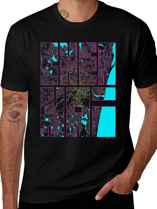 Chennai Map T-Shirt - Vibrant Graphic Tee
