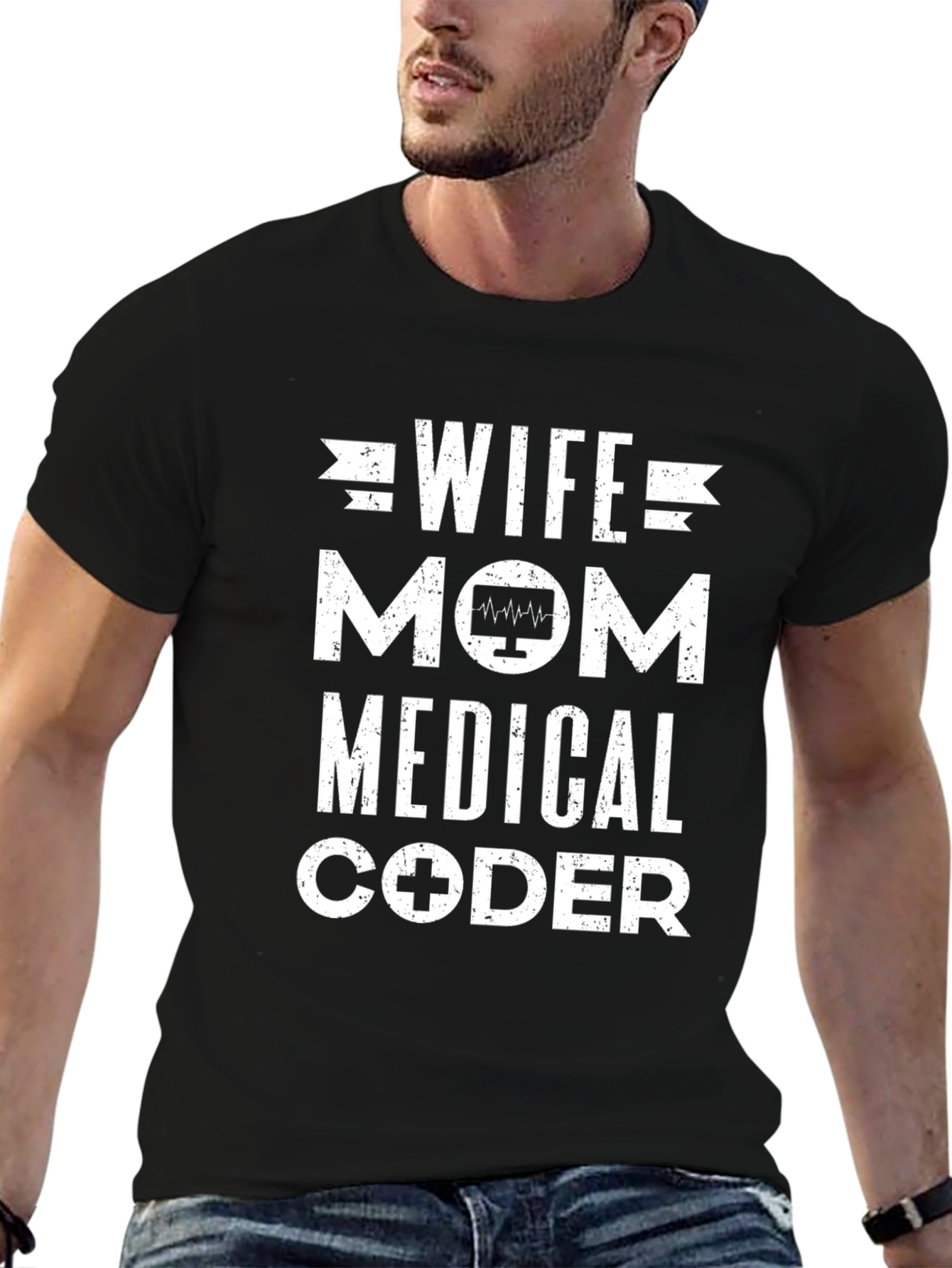 Wife Mom Medical Coder Graphic Tee