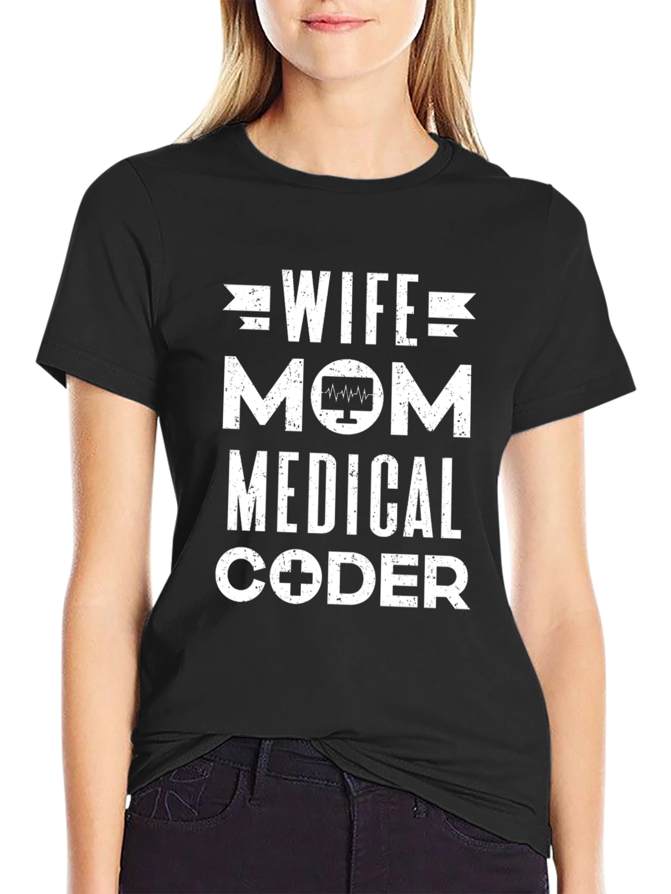 Wife Mom Medical Coder Graphic Tee