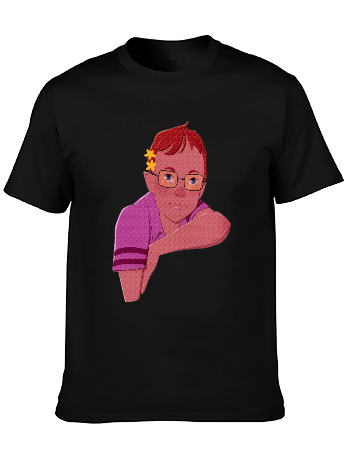 Cartoon Character Graphic T-Shirt - Unisex