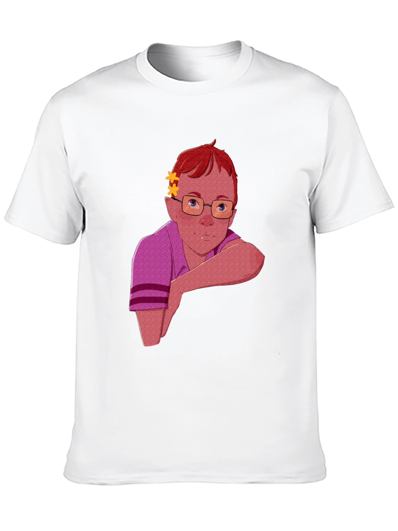 Cartoon Character Graphic T-Shirt - Unisex