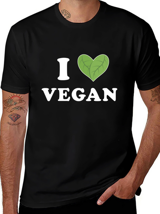 I Heart Vegan T-Shirt - Black