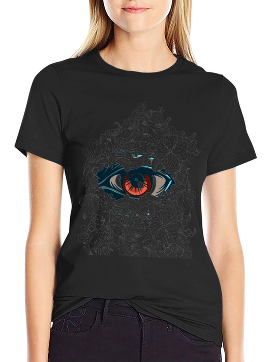 Eye Graphic Black T-Shirt Cool Design
