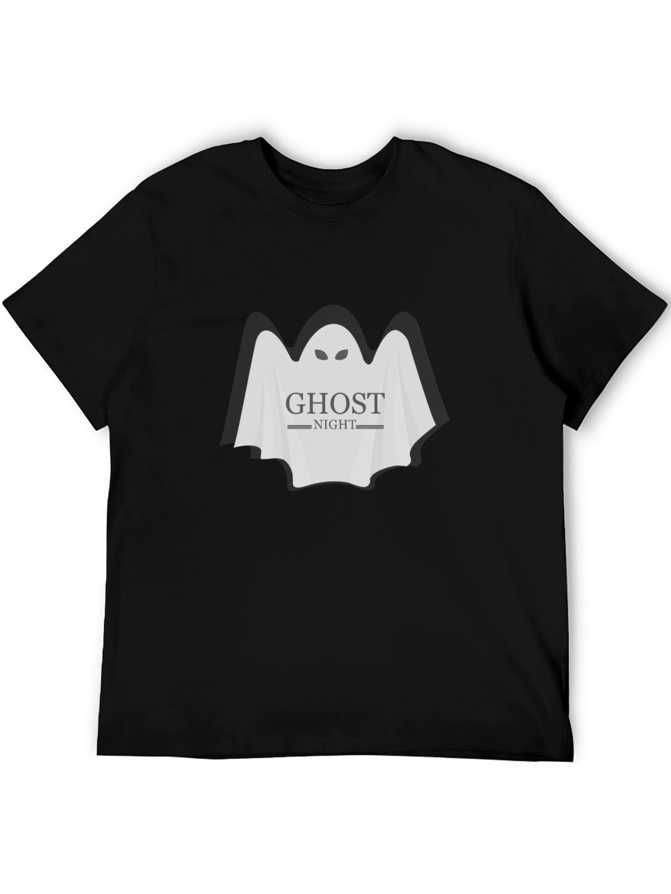 Ghost Night Graphic T-Shirt - Halloween Apparel