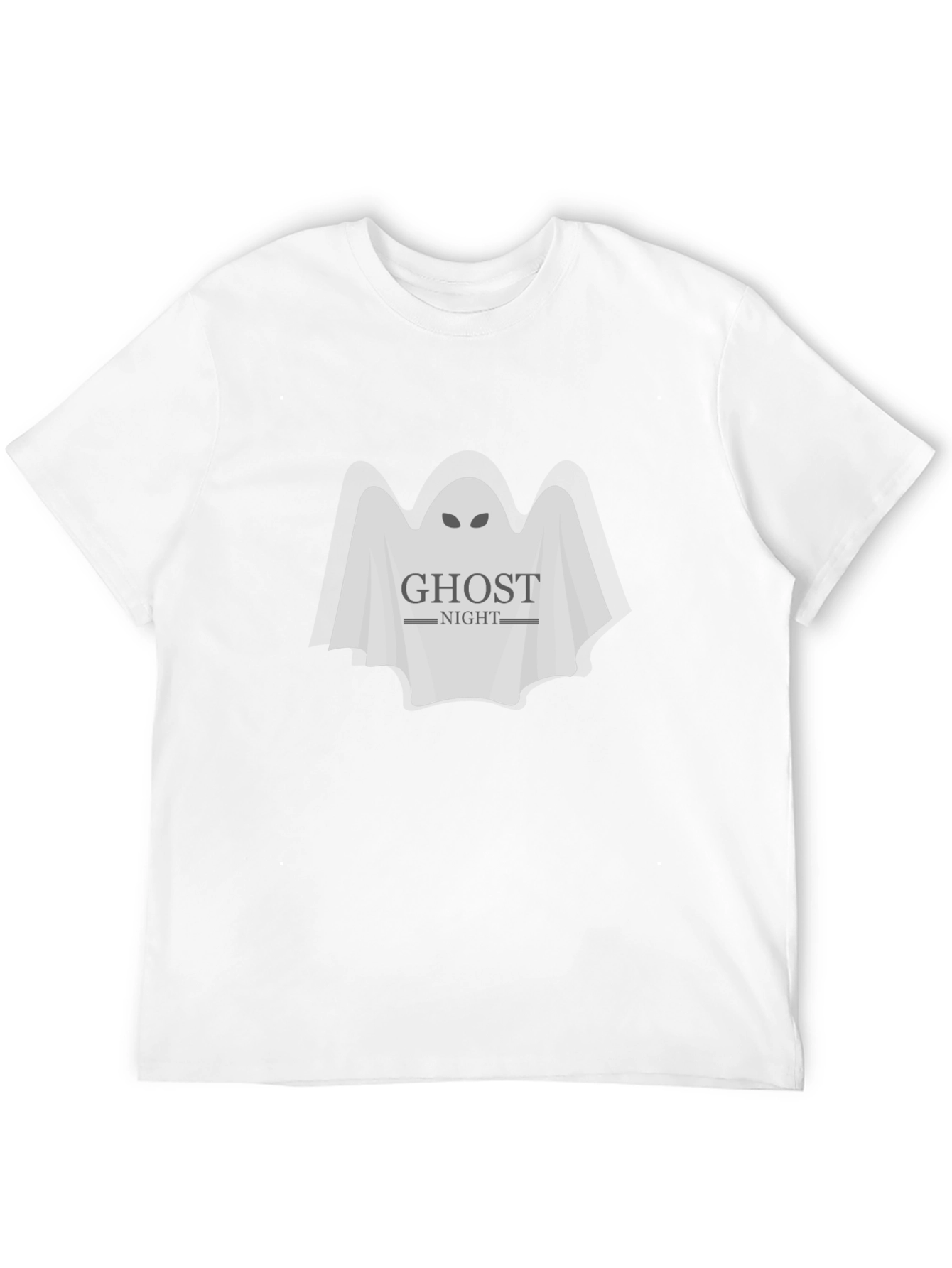 Ghost Night Graphic T-Shirt - Halloween Apparel