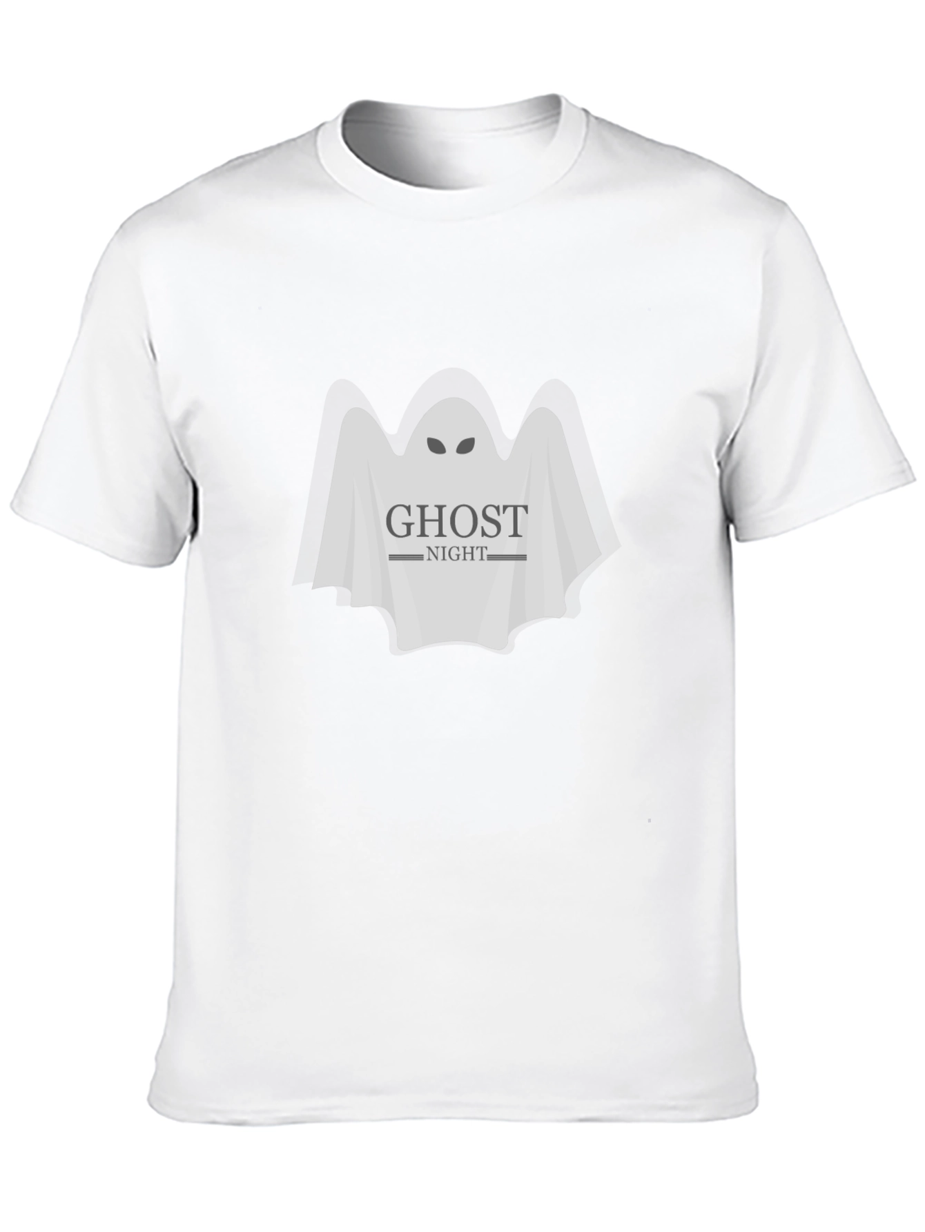 Ghost Night Graphic T-Shirt - Halloween Apparel