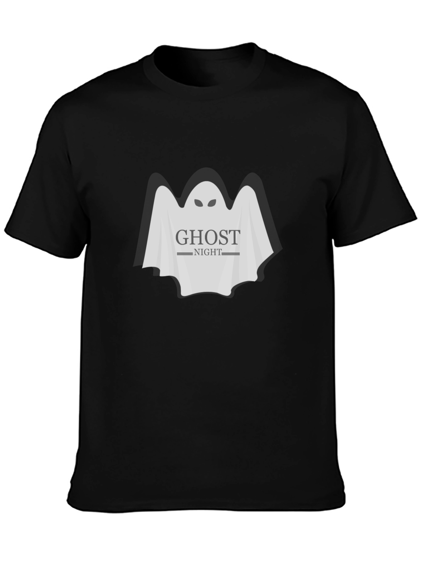 Ghost Night Graphic T-Shirt - Halloween Apparel