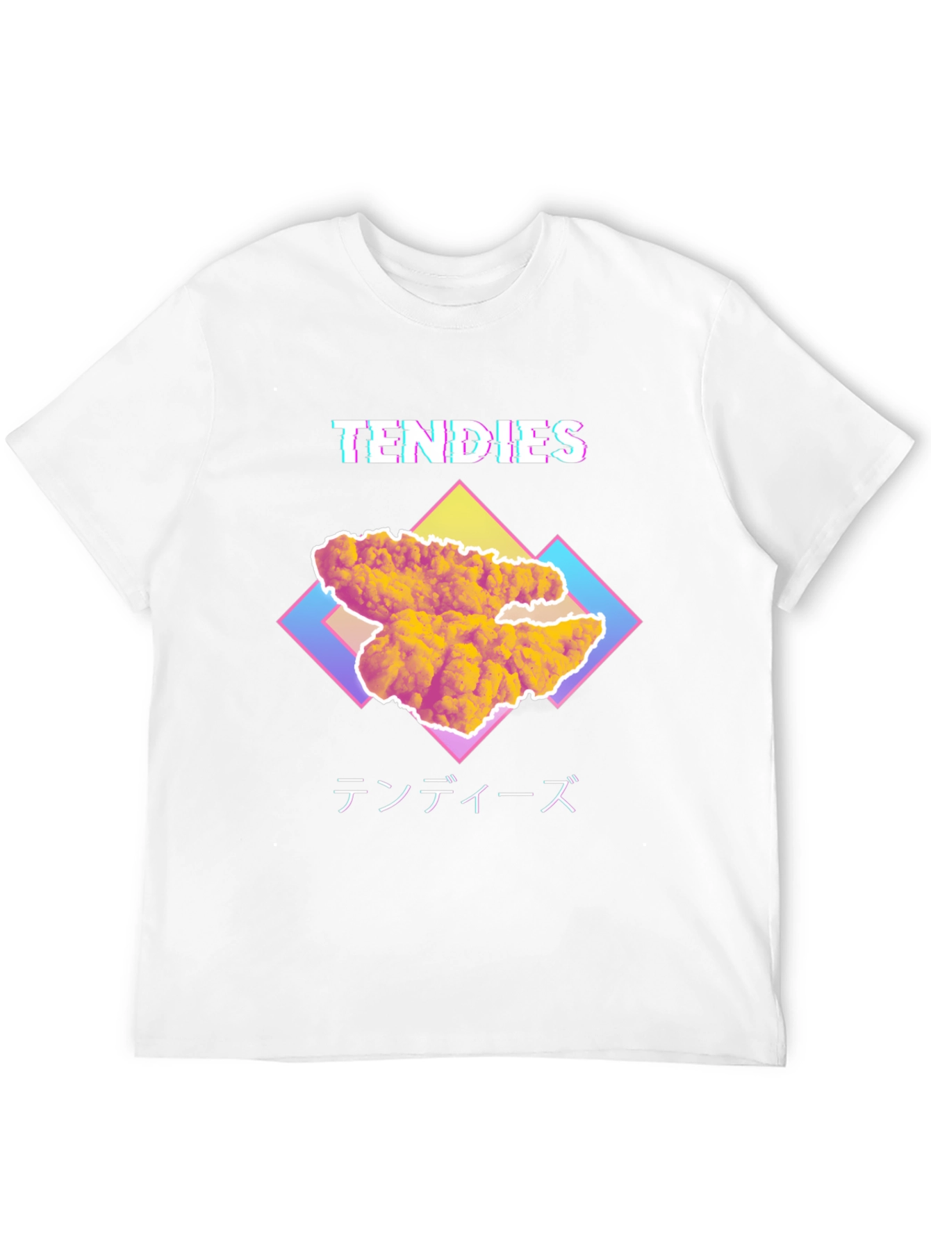 Tendies T-Shirt - Retro Vaporwave Design