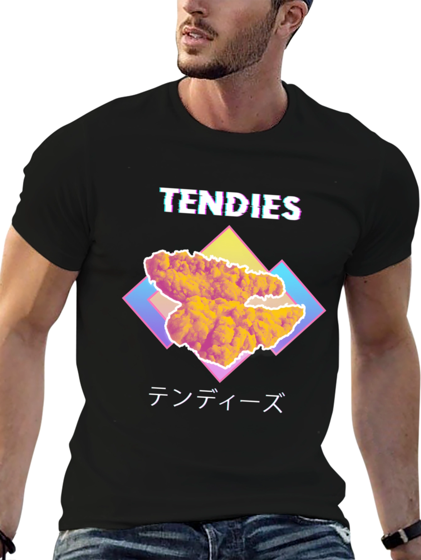 Tendies T-Shirt - Retro Vaporwave Design
