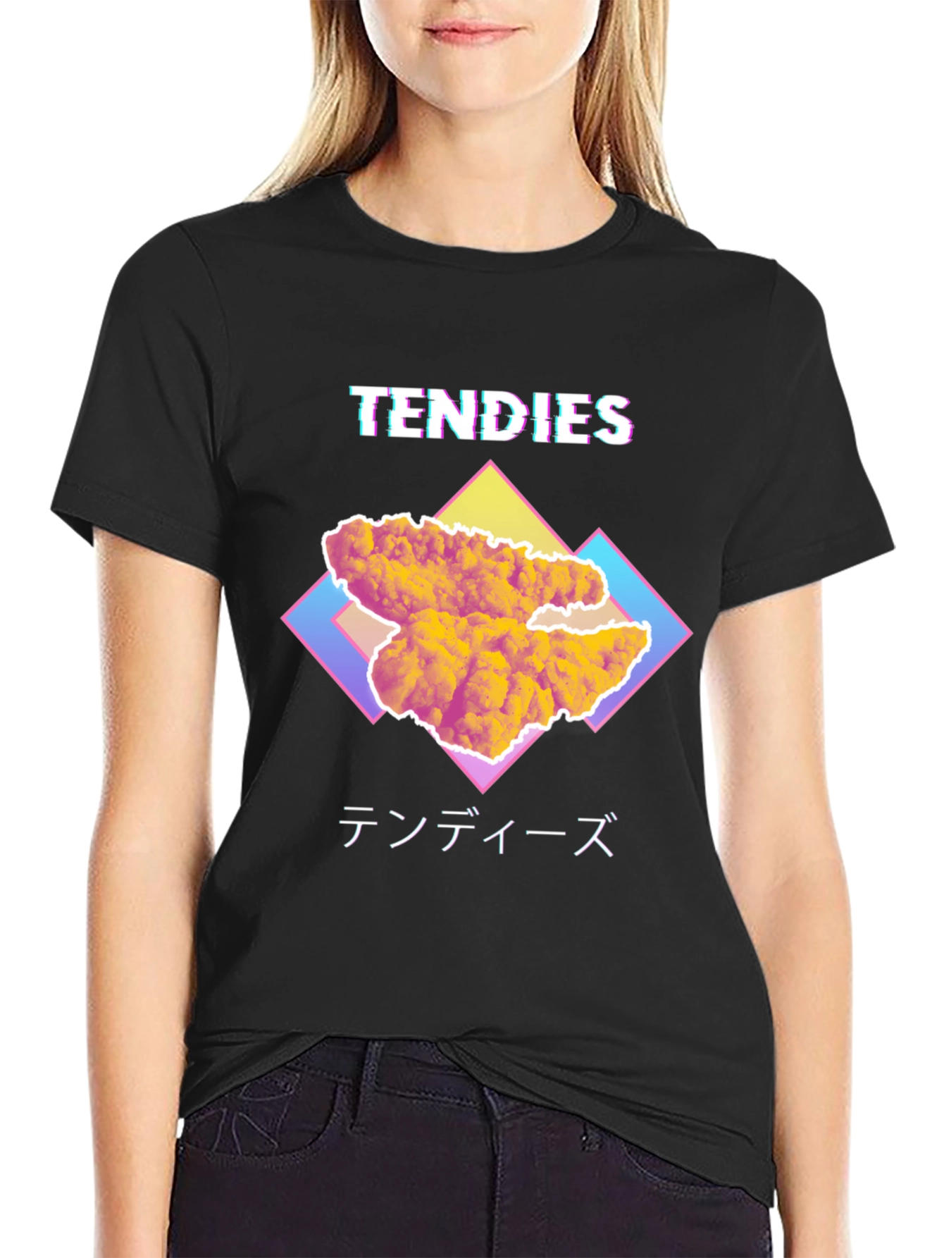 Tendies T-Shirt - Retro Vaporwave Design