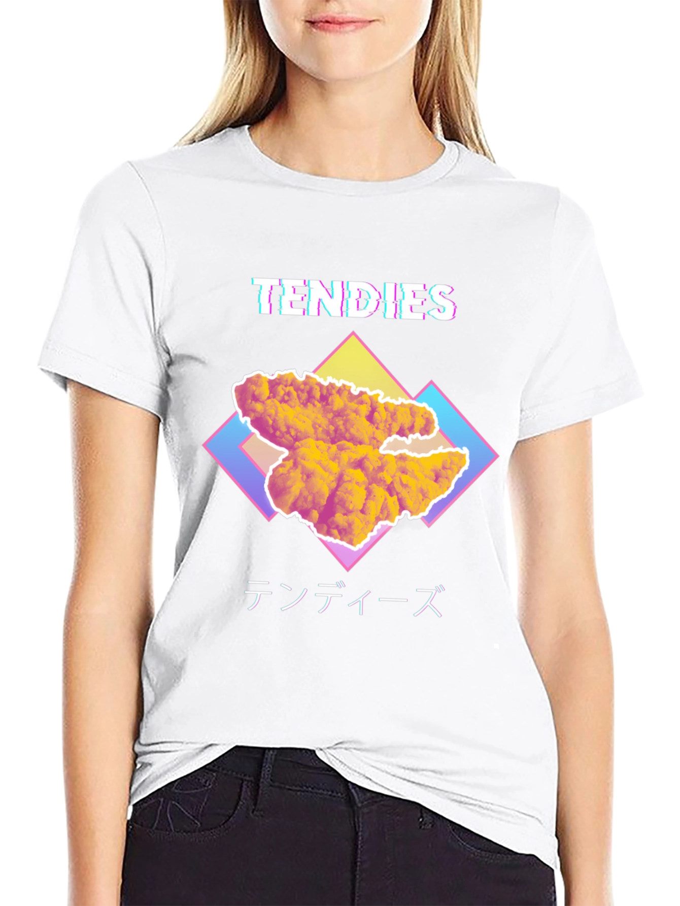 Tendies T-Shirt - Retro Vaporwave Design