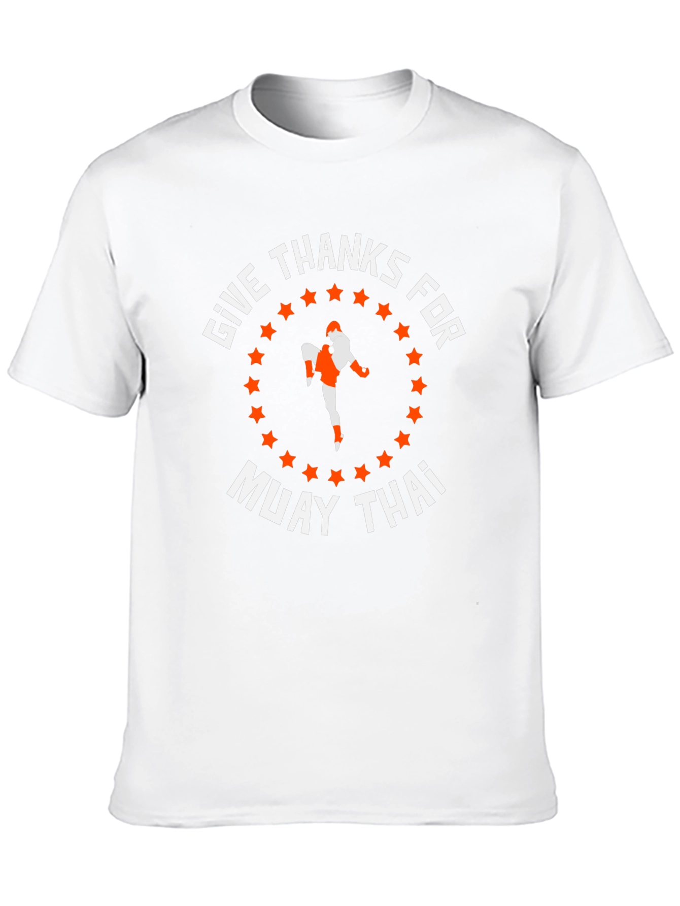 Give Thanks For Muay Thai T-Shirt - Black
