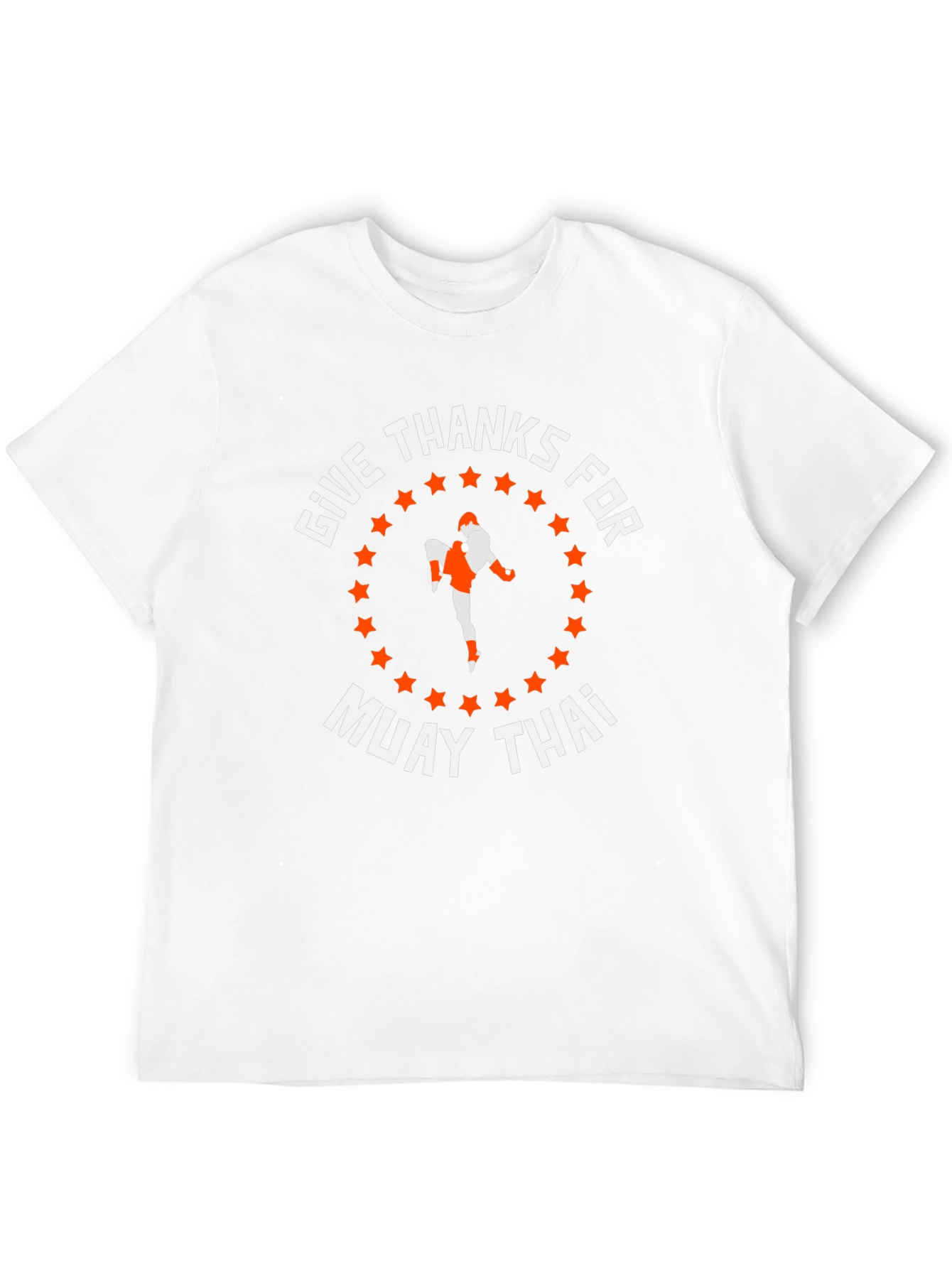 Give Thanks For Muay Thai T-Shirt - Black