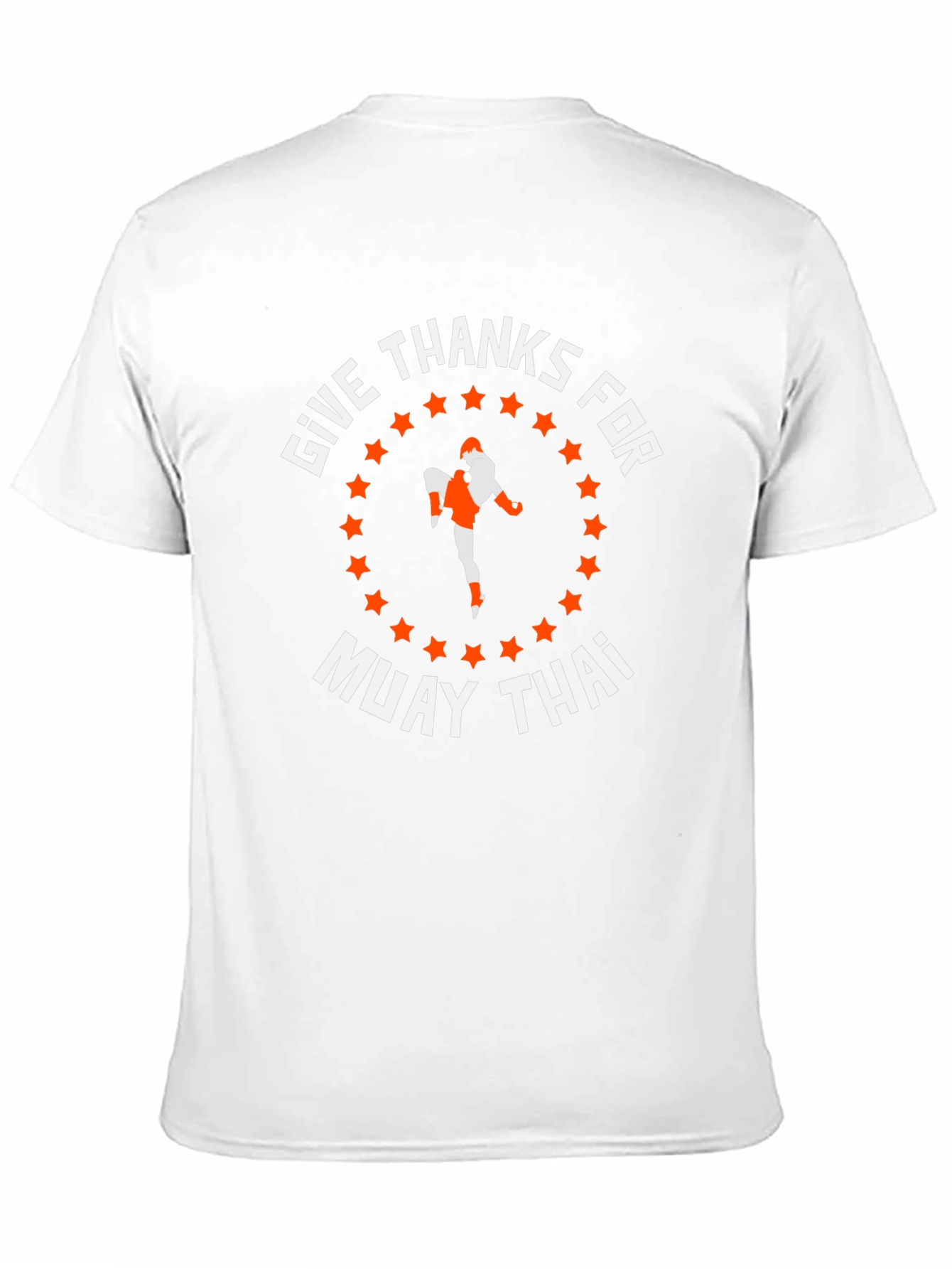 Give Thanks For Muay Thai T-Shirt - Black