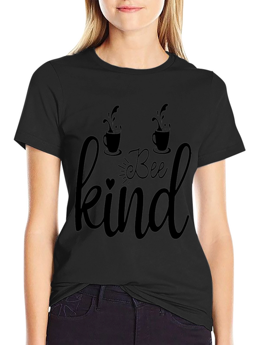 Bee Kind Graphic Tee - Coffee Cup Design