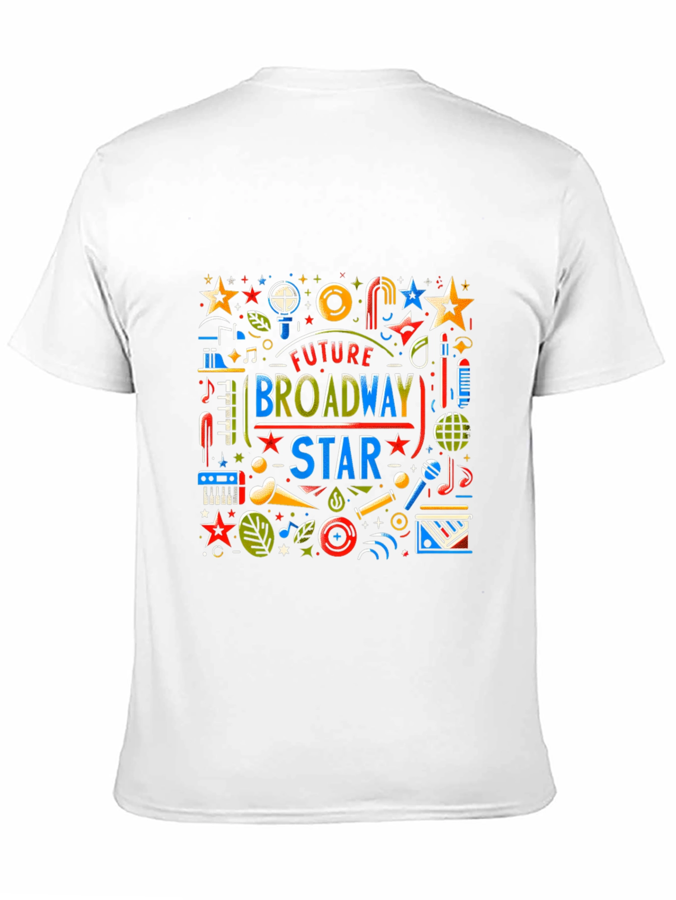 Future Broadway Star Graphic Tee - Black Unisex T-Shirt