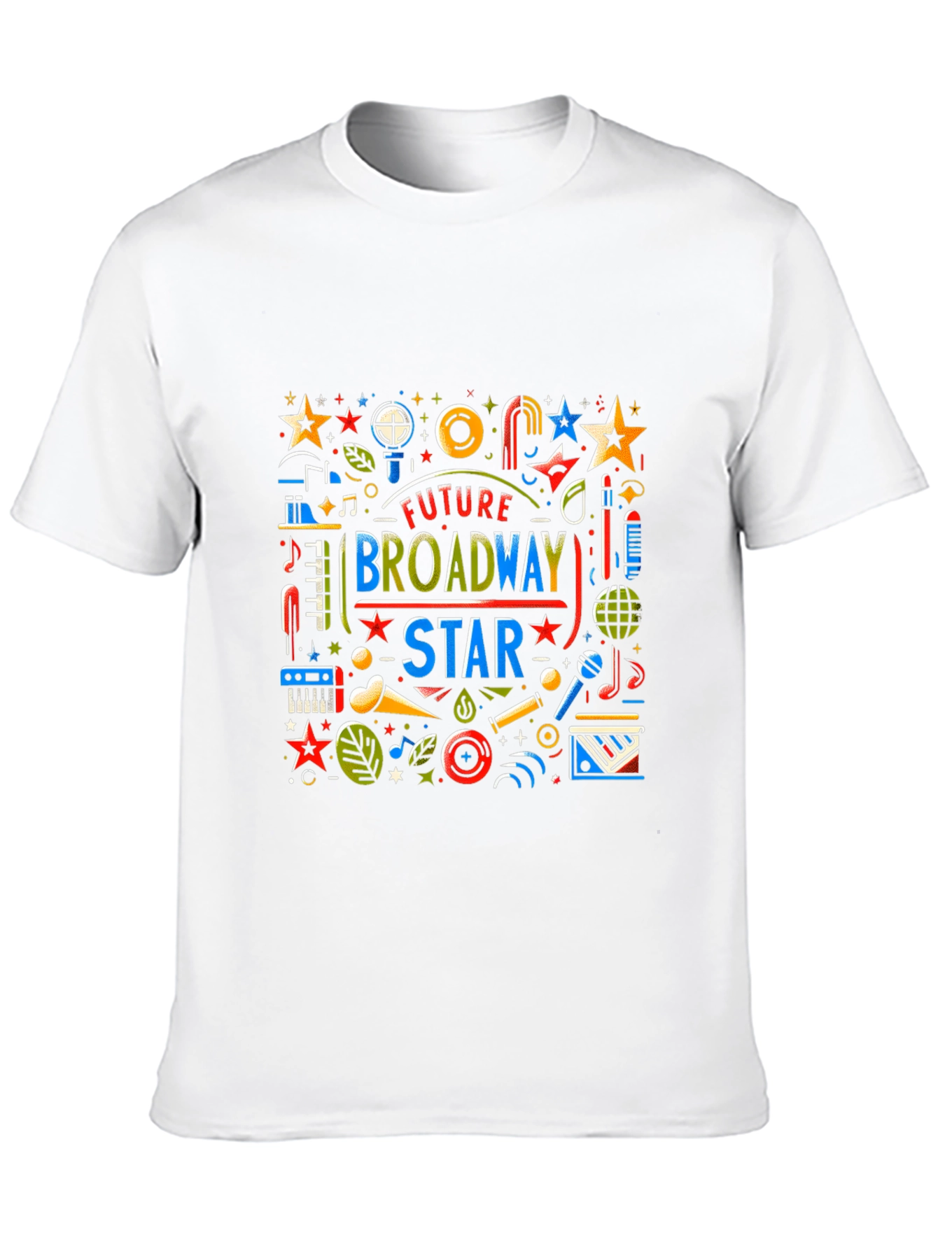 Future Broadway Star Graphic Tee - Black Unisex T-Shirt