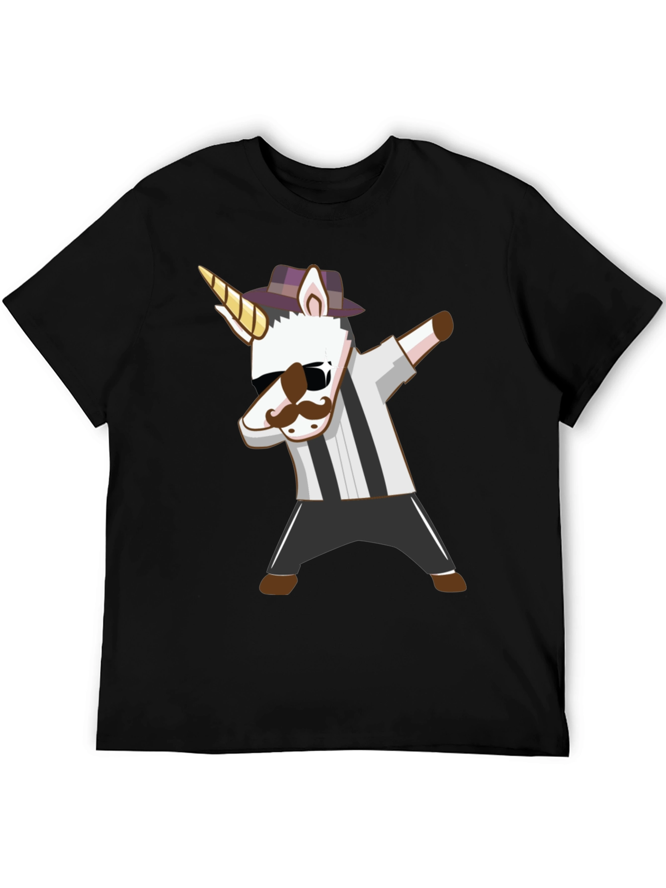 Dabbing Unicorn T-Shirt: Unique Cartoon Design