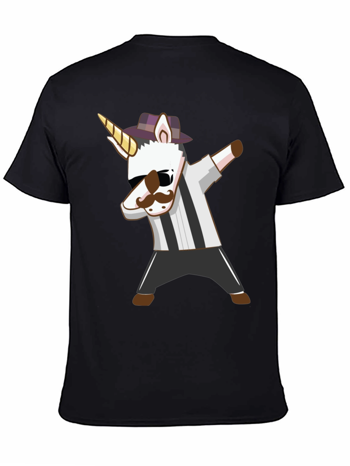 Dabbing Unicorn T-Shirt: Unique Cartoon Design