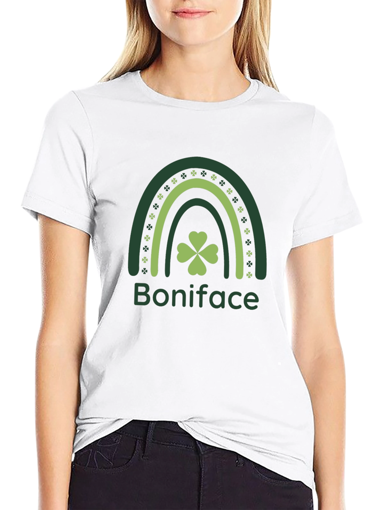 St. Patricks Day Rainbow Boniface T-Shirt