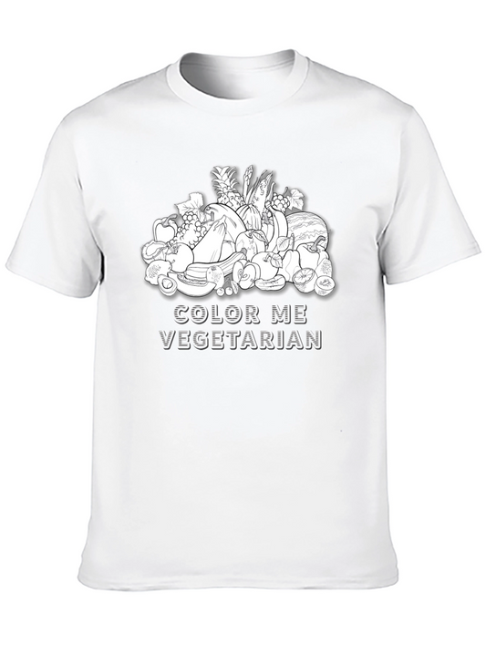 Color Me Vegetarian Graphic Tee