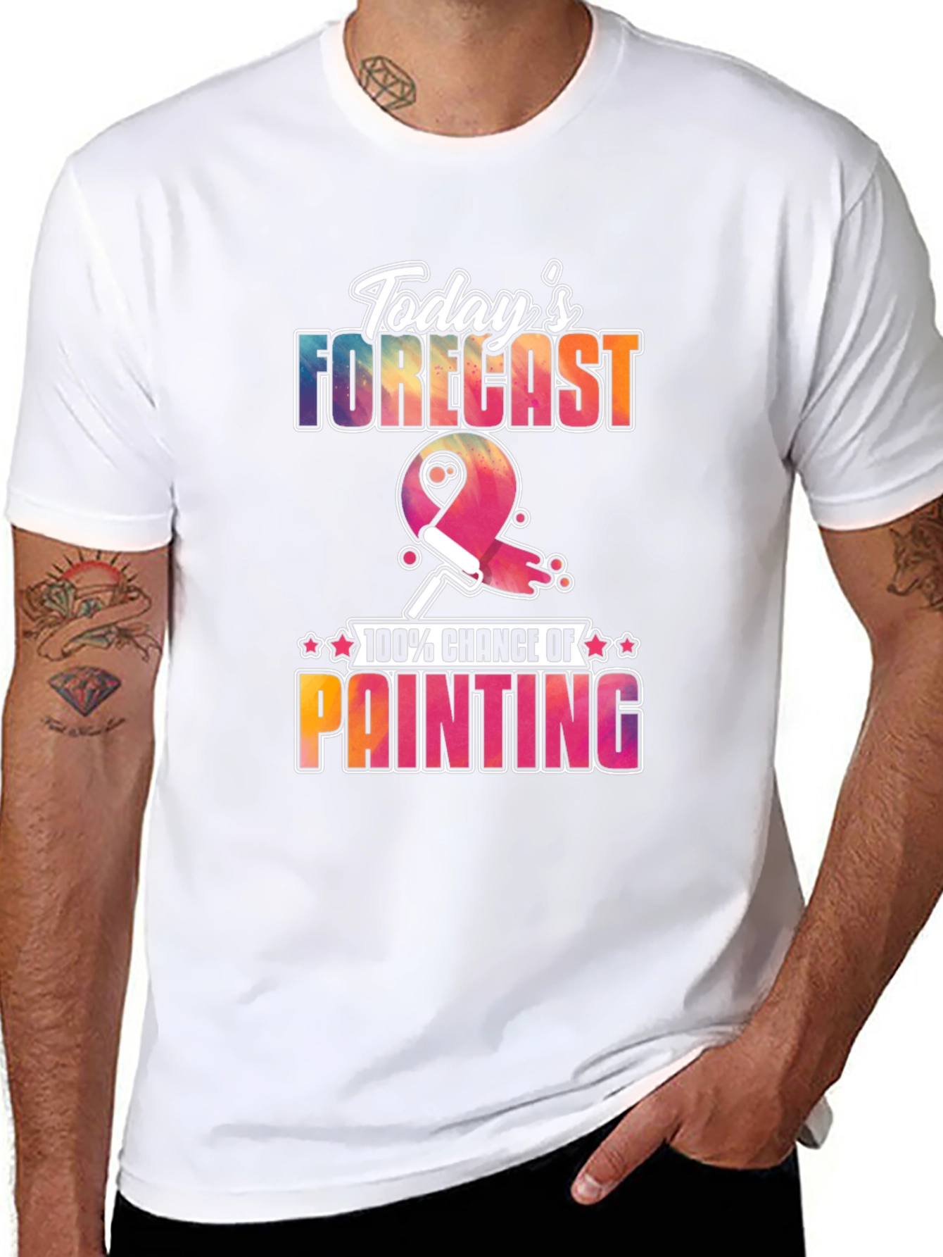 Todays Forecast Painting T-Shirt