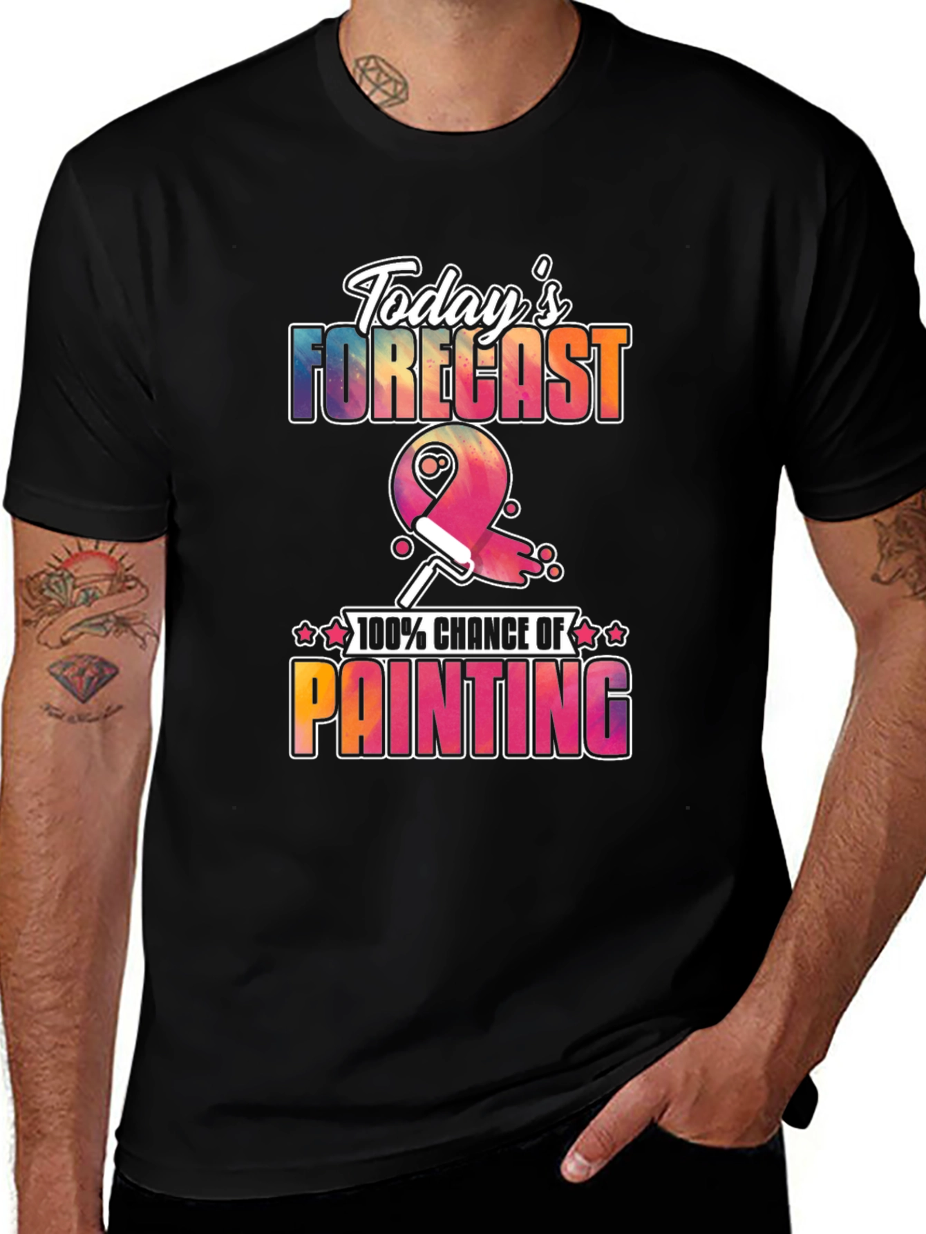 Todays Forecast Painting T-Shirt