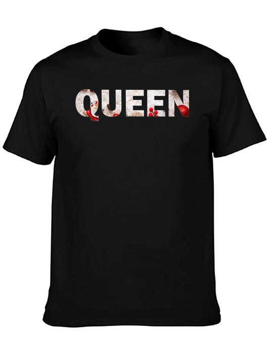 Queen Christmas Tee - Holiday Festive Shirt