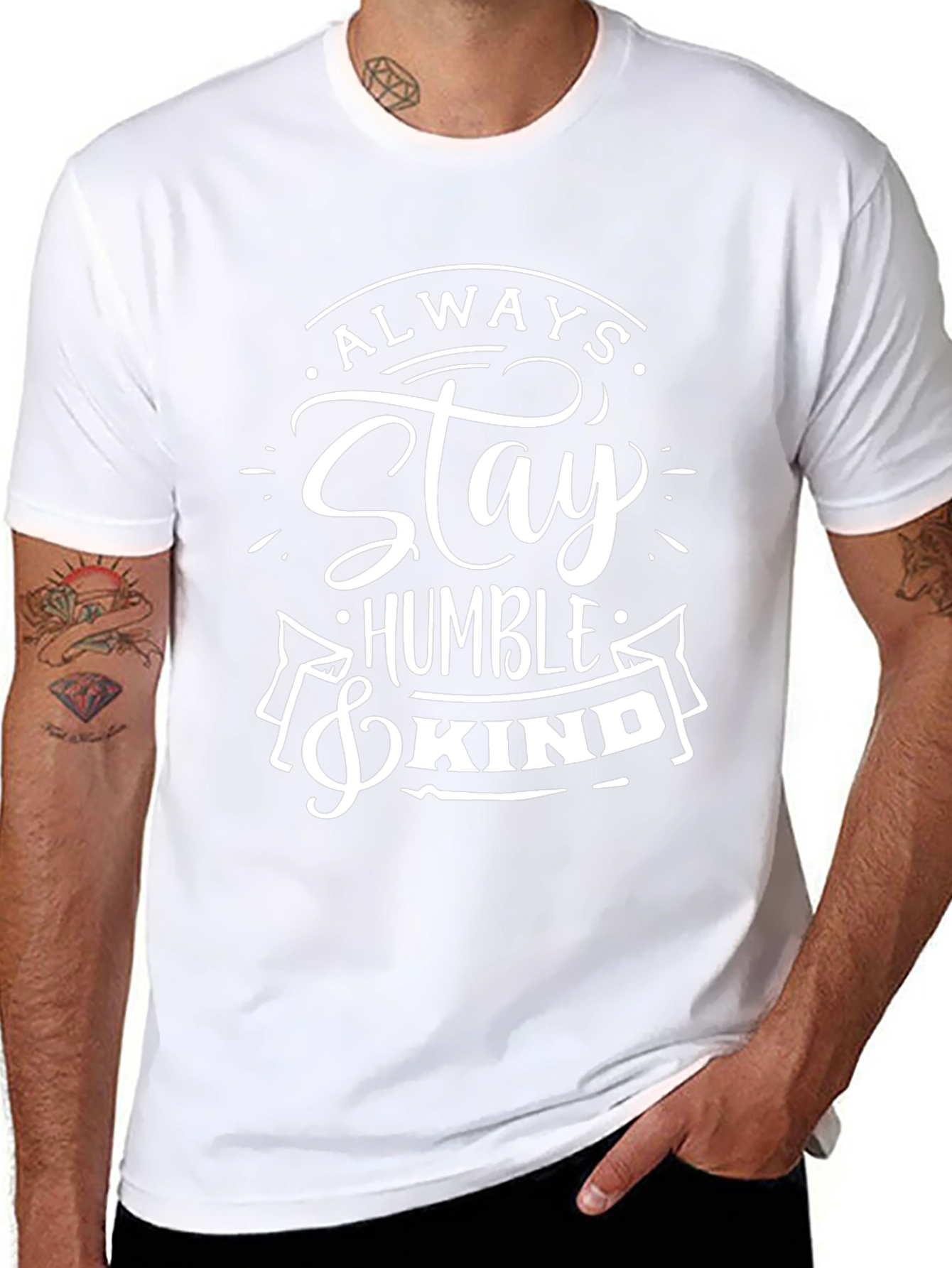 Always Stay Humble & Kind Black T-Shirt