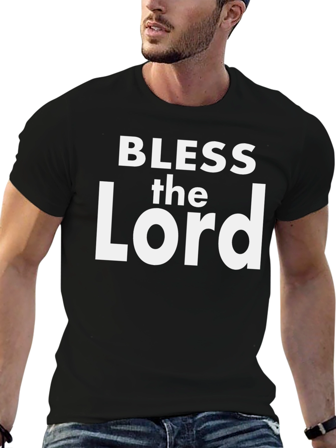 Bless the Lord Graphic T-Shirt - Black