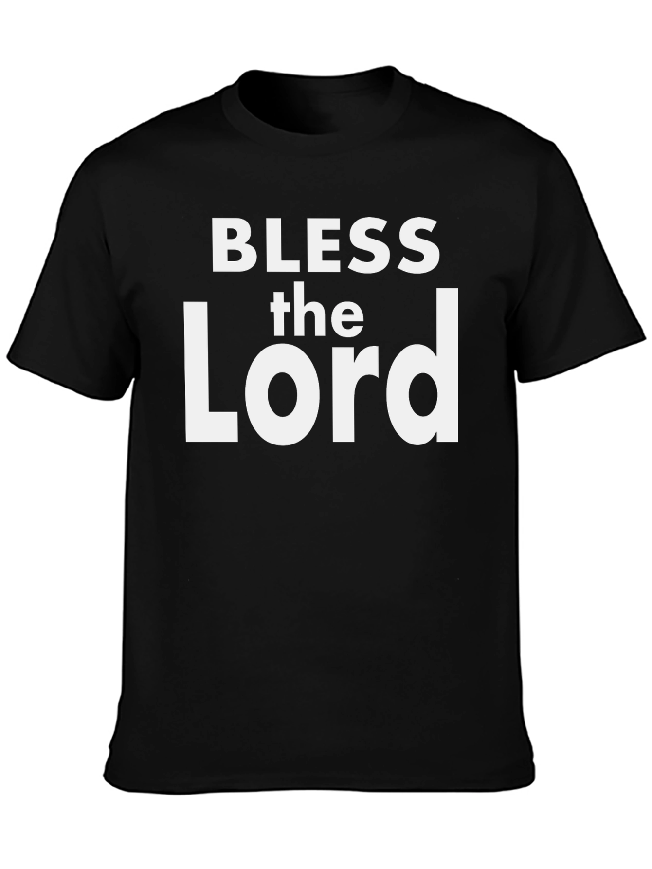 Bless the Lord Graphic T-Shirt - Black