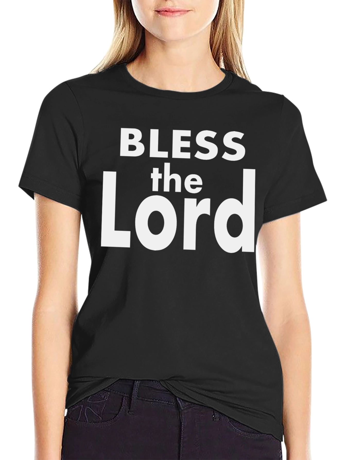 Bless the Lord Graphic T-Shirt - Black