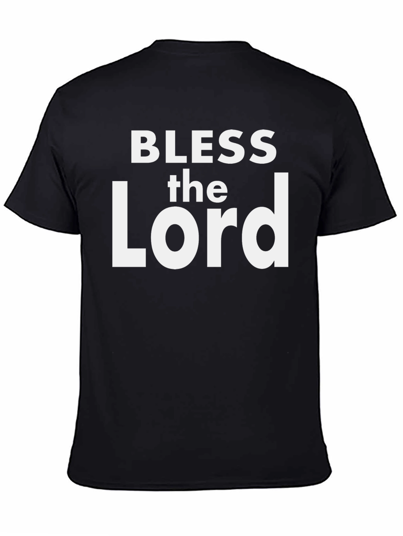 Bless the Lord Graphic T-Shirt - Black