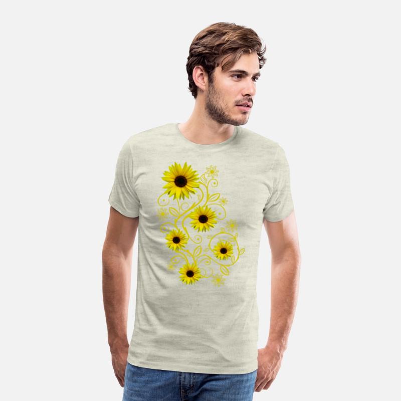 yellow blooming sunflowers ornament flower floral
