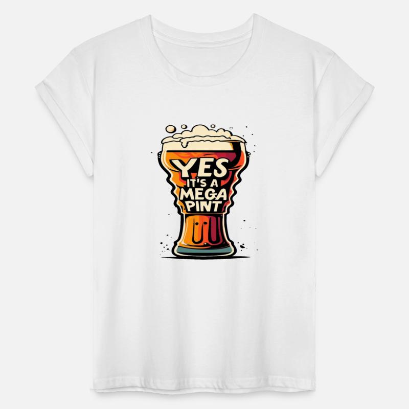 Yes Its a Megapint - A Beer Drinkers Pint Glass