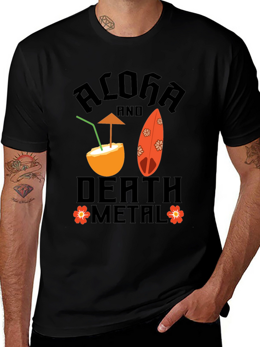 Aloha Death Metal Graphic T-Shirt