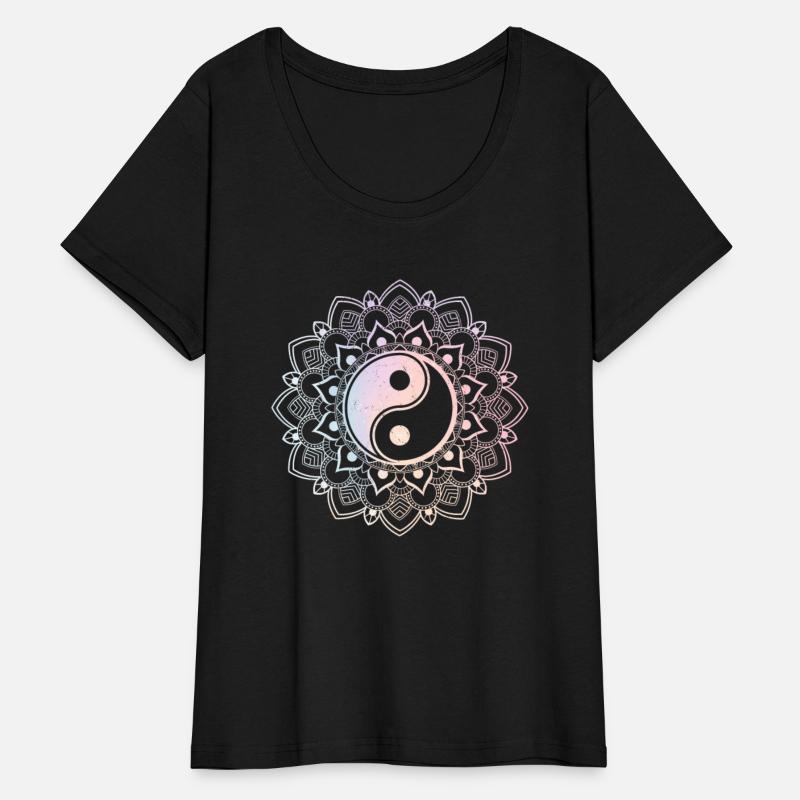 Yin Yang Lotus Mandala Spiritual Reiki