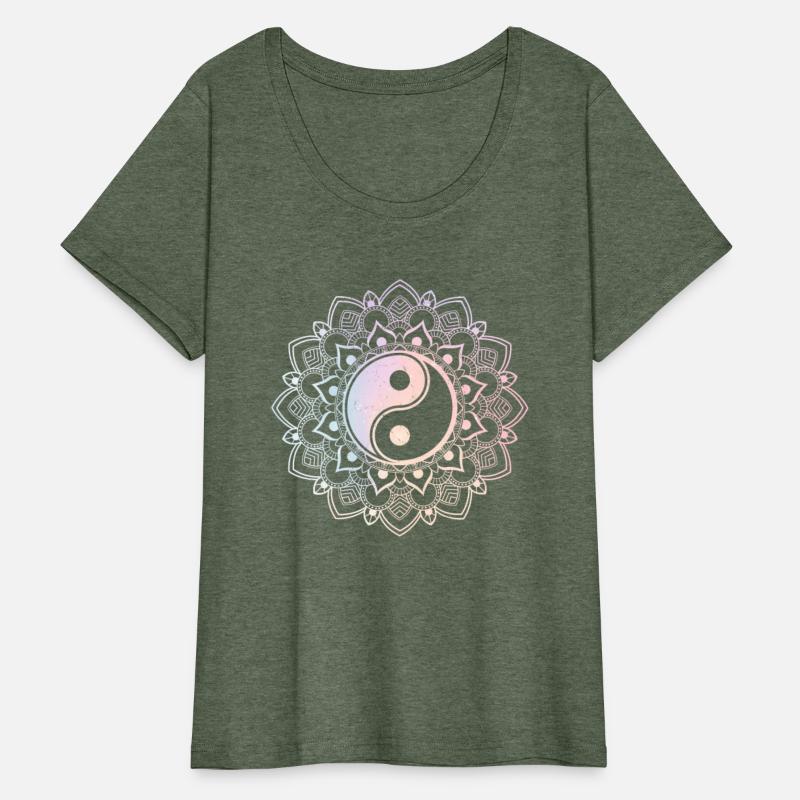 Yin Yang Lotus Mandala Spiritual Reiki