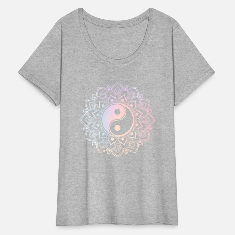 Yin Yang Lotus Mandala Spiritual Reiki