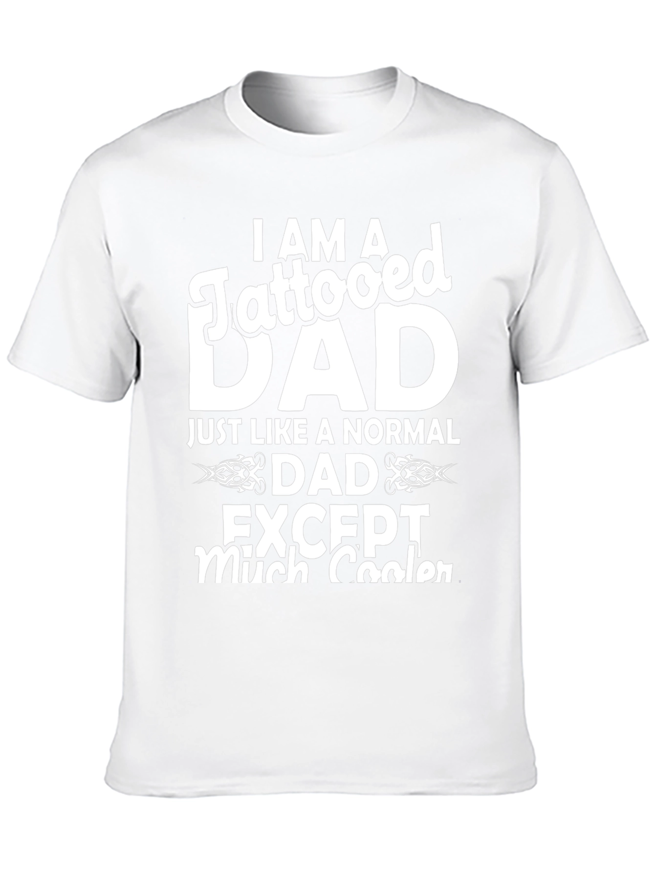 Tattooed Dad T-Shirt - Cool Fathers Day Gift