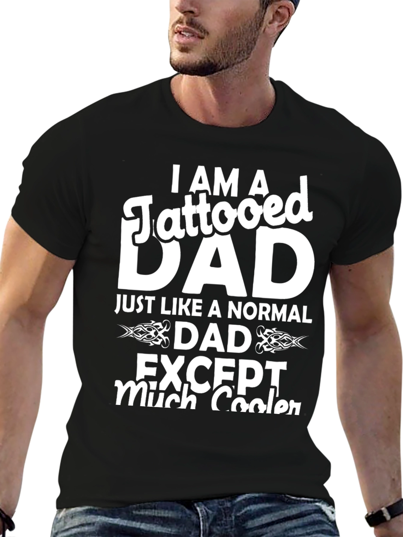 Tattooed Dad T-Shirt - Cool Fathers Day Gift